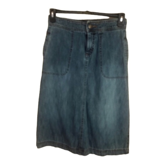 Beautiful Vintage Lee women’s Jeans MIDI Skirt Size 6 S - Picture 6 of 6